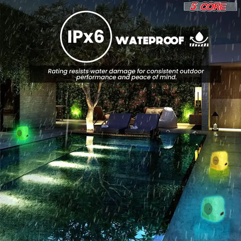 Iluminación exterior impermeable para jardín Altavoz Bluetooth para exteriores