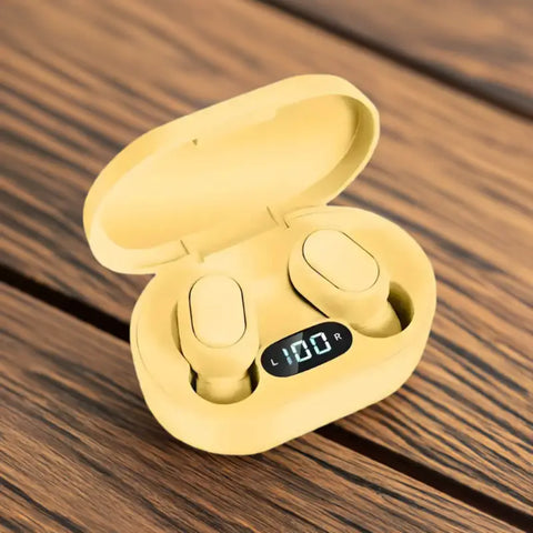 Auriculares E7S inalámbricos en estuche de carga, electrónica de audio de alta calidad