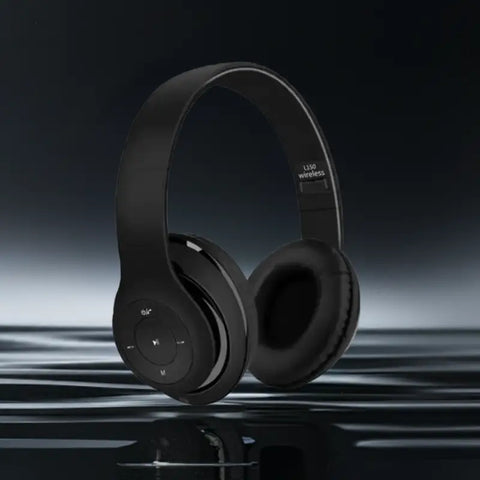 Auriculares Bluetooth para gaming negros, ideales para PC y consola