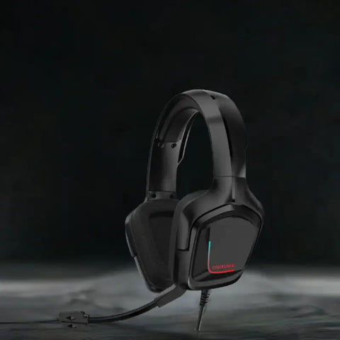 Auriculares para juegos ONIKUMA K20 con micrófono y luz RGB en negro