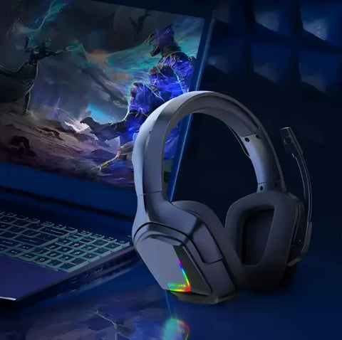 Auriculares para juegos ONIKUMA K20 con micrófono y luz RGB