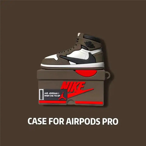 Funda de zapatilla para tus Apple AirPods Pro, diseño inspirado en Nike Air Jordan 1