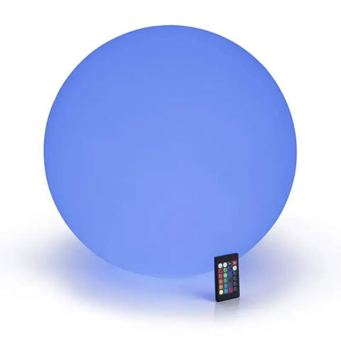 Esfera luminosa flotante azul con control remoto y pilas CR2032, ideal para playa LED