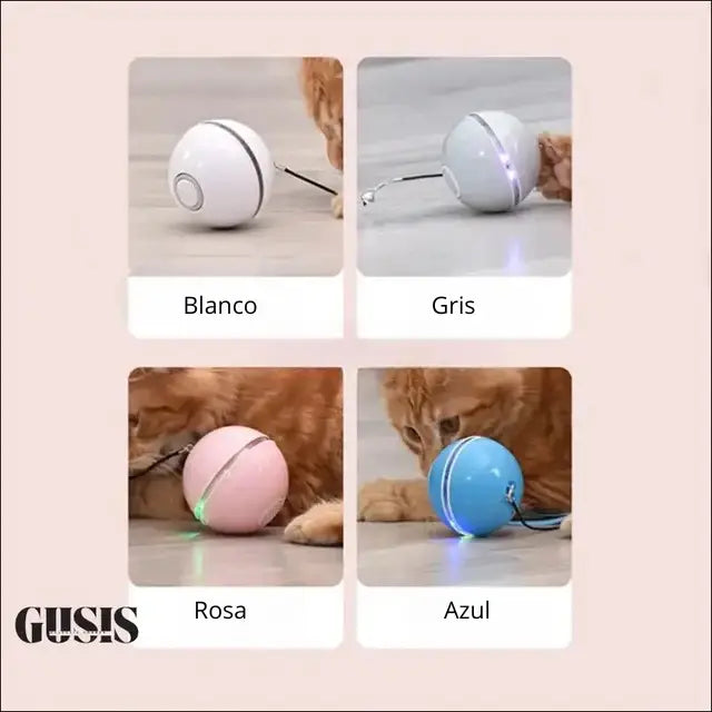Pelotas interactivas en cuatro colores del Juguete Electrónico para Gatos