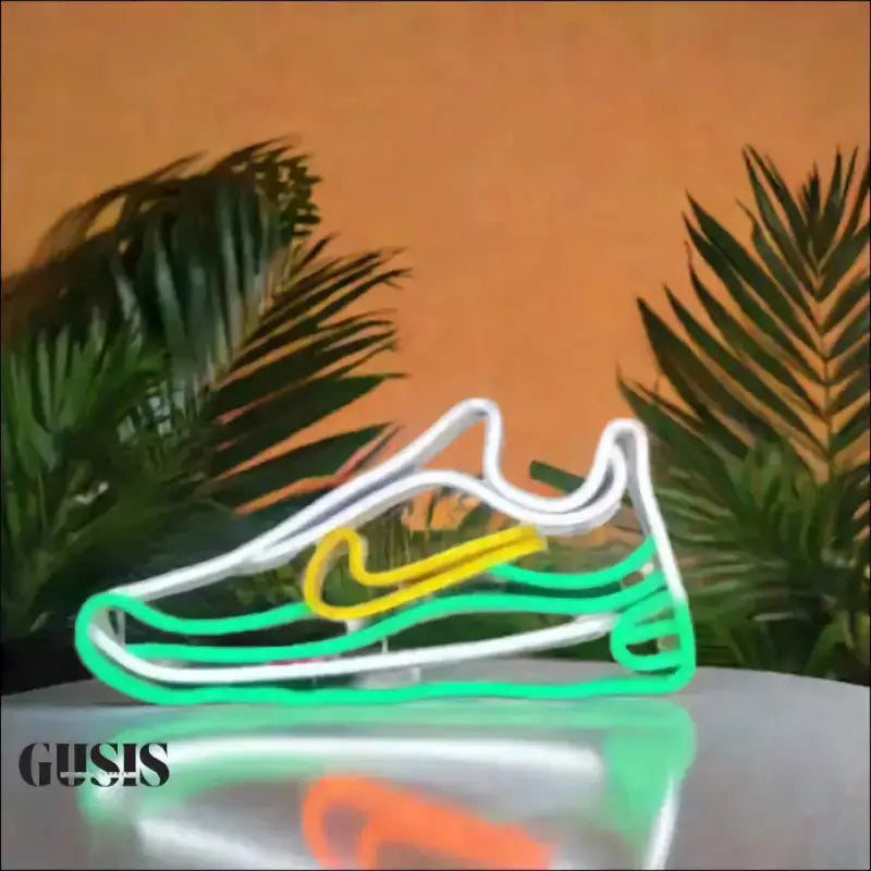 letrero neon zapatillas