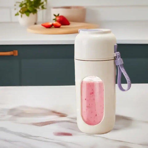 Licuadora multifunción portátil con ventana de visualización para smoothies