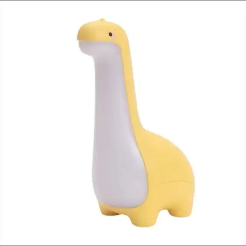 Lámpara nocturna de dinosaurio amarilla