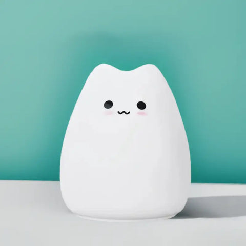 Luz LED en forma de Gato, linda y simple, ideal como kitty night light