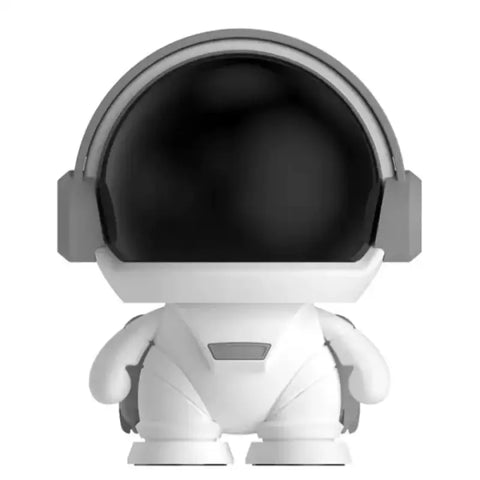 Subwoofer Bluetooth astronauta blanco pantalla negra