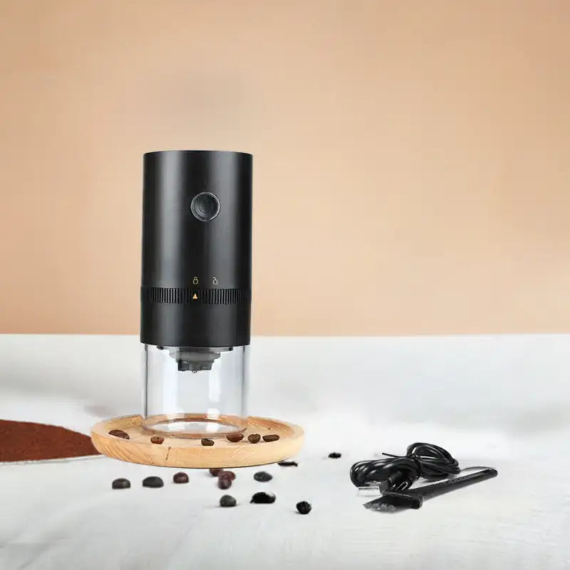Molinillo de Café Eléctrico negro para moler café de forma eficiente