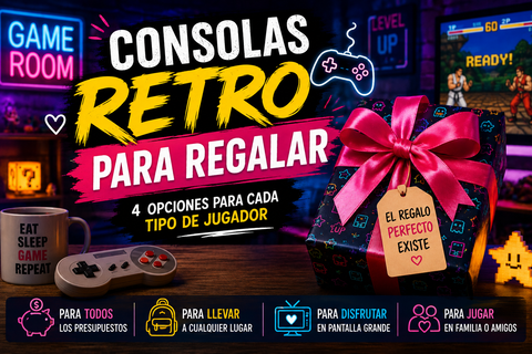 Consolas retro para regalar: 4 opciones según presupuesto y tipo de jugador
