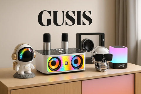 imagen gadgets electronicos sobre una mesa de madera