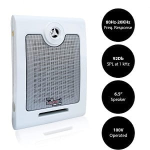 Outdoor speaker, wall-mounted speakers, wired outdoor speakers, waterproof, surround sound speaker