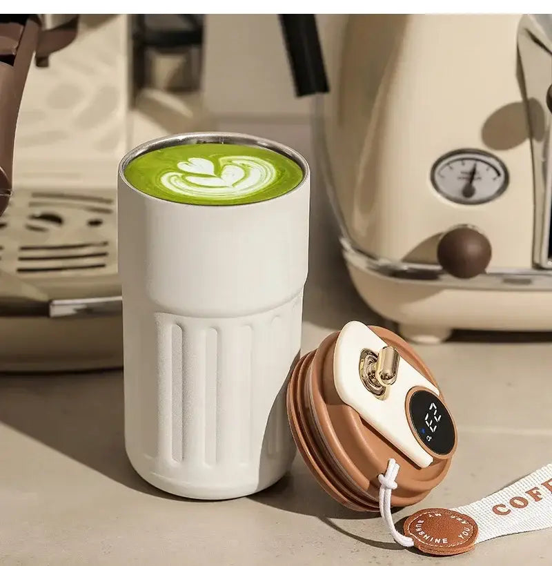 High Quality 450ml Thermos Bottle Smart Display Temperature 316 Stainless Steel Vacuum Cup Tumbler Insulated Water