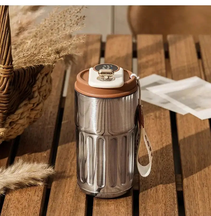 High Quality 450ml Thermos Bottle Smart Display Temperature 316 Stainless Steel Vacuum Cup Tumbler Insulated Water