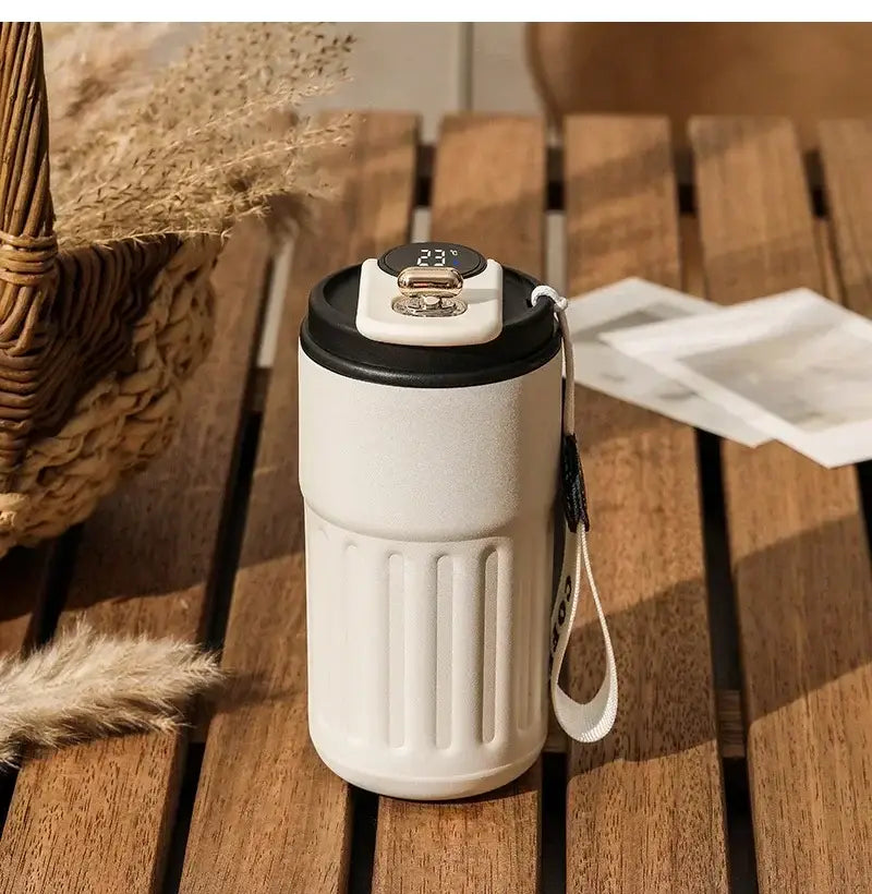 High Quality 450ml Thermos Bottle Smart Display Temperature 316 Stainless Steel Vacuum Cup Tumbler Insulated Water