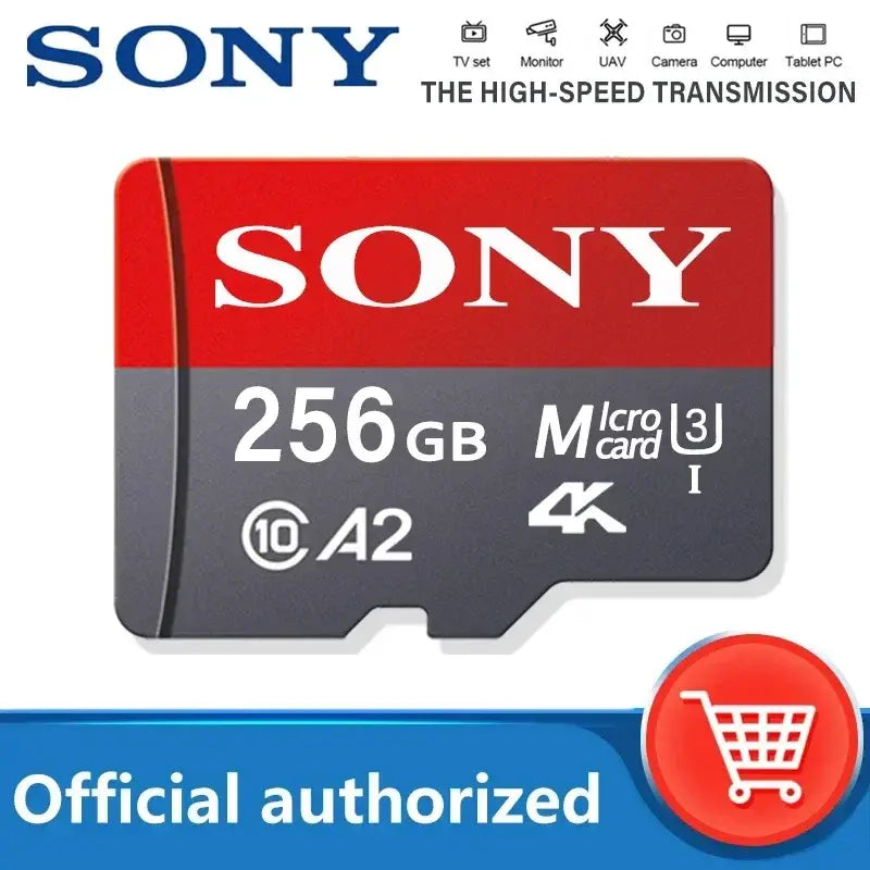 Tarjeta de memoria Micro SD SONY Clase 10 de alta velocidad 1024 GB Video Ultra HD 4K Tarjeta flash TF A2 MicroSD