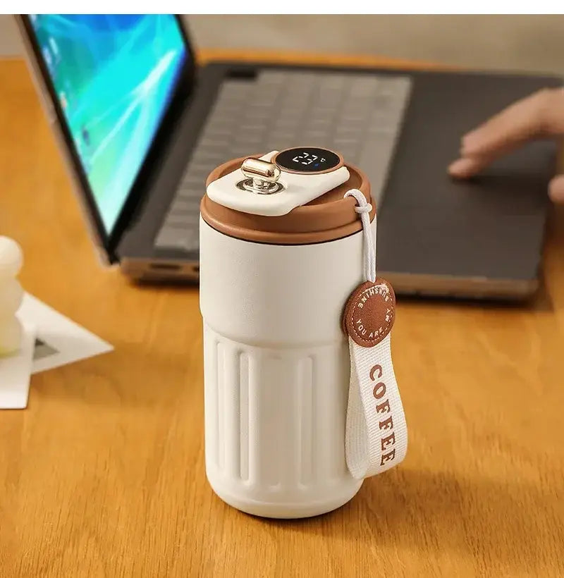 High Quality 450ml Thermos Bottle Smart Display Temperature 316 Stainless Steel Vacuum Cup Tumbler Insulated Water