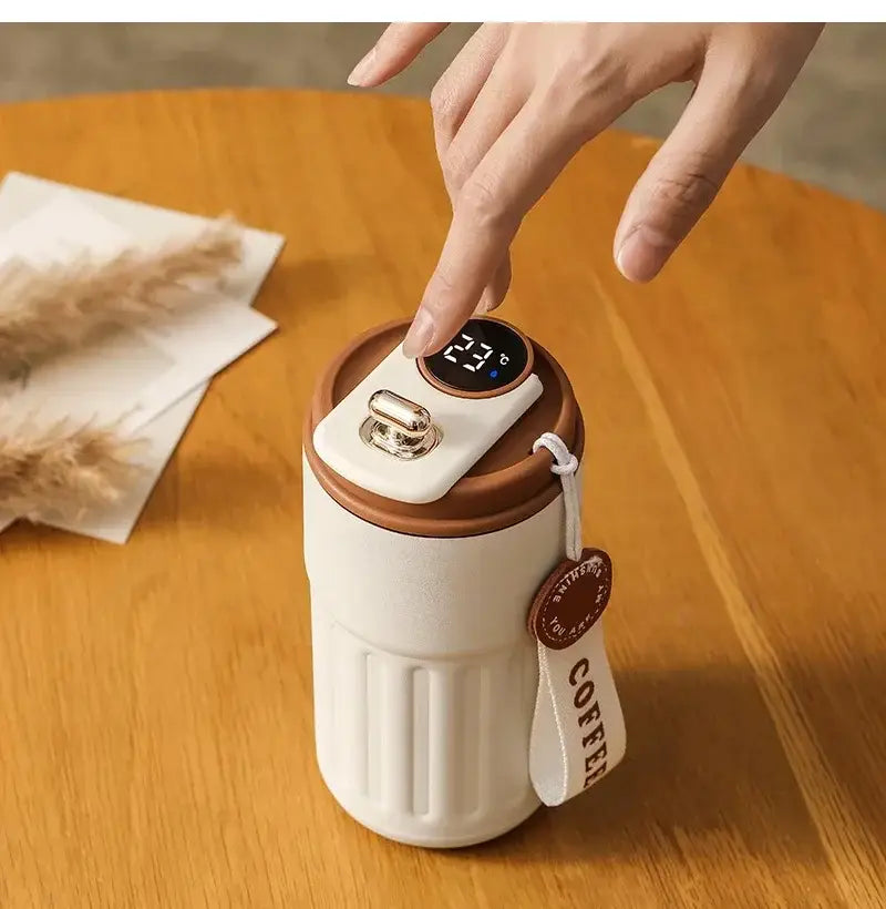 High Quality 450ml Thermos Bottle Smart Display Temperature 316 Stainless Steel Vacuum Cup Tumbler Insulated Water