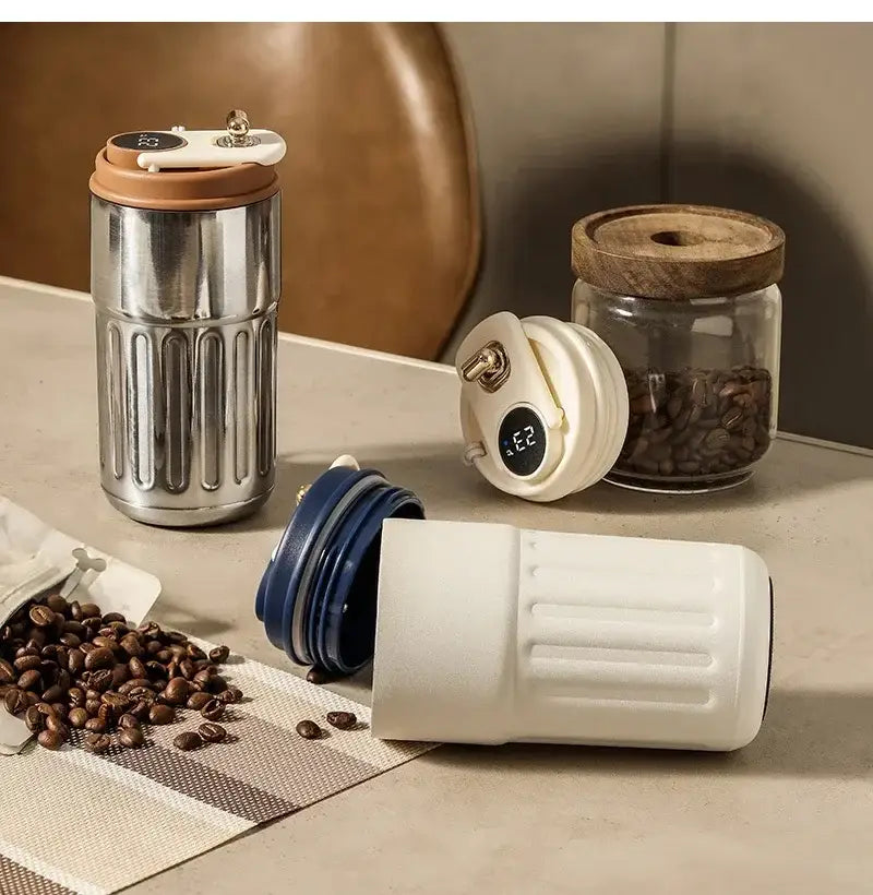 High Quality 450ml Thermos Bottle Smart Display Temperature 316 Stainless Steel Vacuum Cup Tumbler Insulated Water