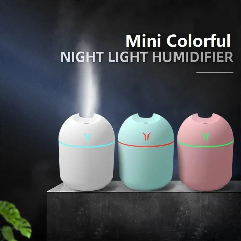 Mini máquina de aromaterapia y humidificador USB para hasta 20 metros cuadrados.