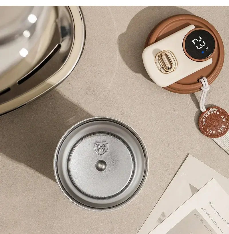 High Quality 450ml Thermos Bottle Smart Display Temperature 316 Stainless Steel Vacuum Cup Tumbler Insulated Water