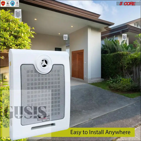 Altavoces 5Core para Interiores y Exteriores con Recubrimiento Resistente - ventana - 5Core Outdoor Wall Speakers