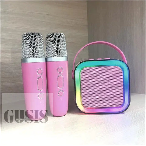 Altavoz Bluetooth con Micrófono en Nuevo Color Azul Cielo - Rosa / Doble - Altavoz Bluetooth con Micrófono