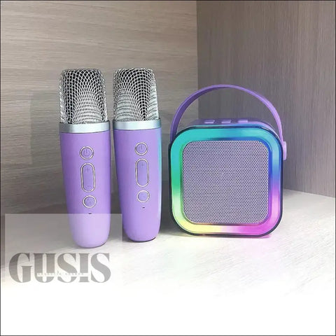 Altavoz Bluetooth con Micrófono en Nuevo Color Azul Cielo - Violet / Doble - Altavoz Bluetooth con Micrófono