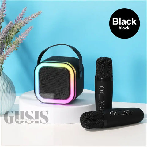 Altavoz Bluetooth con Micrófono en Nuevo Color Azul Cielo - Negro / Doble - Altavoz Bluetooth con Micrófono