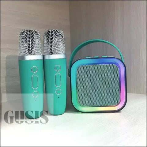 Altavoz Bluetooth con Micrófono - Turquesa / Doble - Altavoz Bluetooth con Micrófono