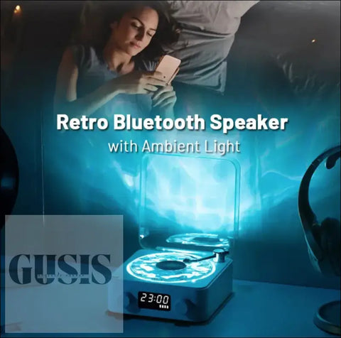 Altavoz tocadiscos retro con Bluetooth ENVIO GRATIS - Altavoz tocadiscos retro con Bluetooth