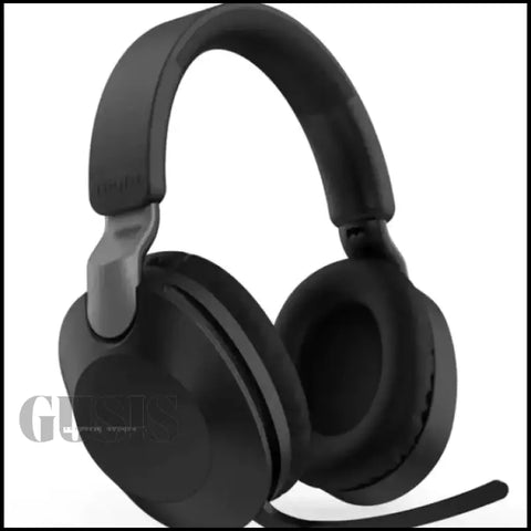 Auriculares Bluetooth premium de diadema negra con micrófono integrado