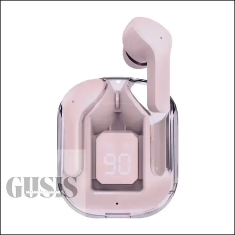 Auriculares Bluetooth Clear Vision con diseño elegante y sonido de calidad - auriculares-bluetooth-rosa - Bluetooth