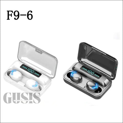 Auriculares Bluetooth F9-6 con sonido claro y graves profundos - Auriculares F9 PowerBeats