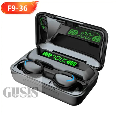 Auriculares inalámbricos F9 Smile TrueSound ENVÍO GRATIS - F95C smiling face black - headphone