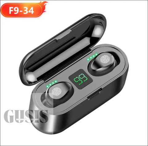 Auriculares inalámbricos F9 Smile TrueSound ENVÍO GRATIS - F9 touch fingerprint black - headphone