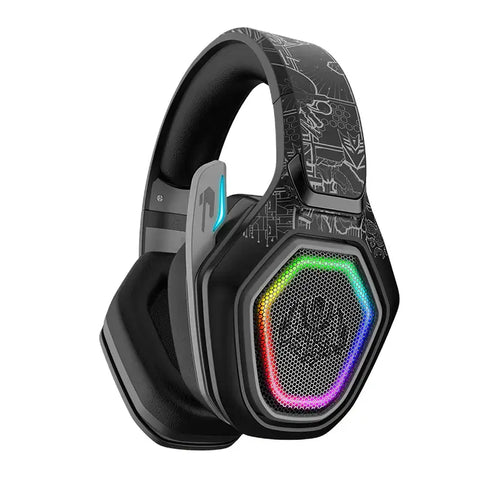 Auriculares Bluetooth Transformers G01 gaming con RGB y cancelación de ruido