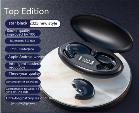 Auriculares Bone Wave ENVIO GRATIS - Versión superior Cloud Ink Negro - Auriculares Bone Wave