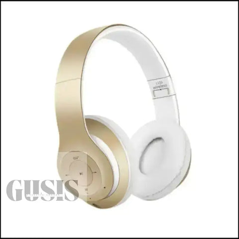 Auriculares Gaming Bluetooth Plegables ENVIO GRATIS - Dorado - Auriculares Gaming Bluetooth Plegables