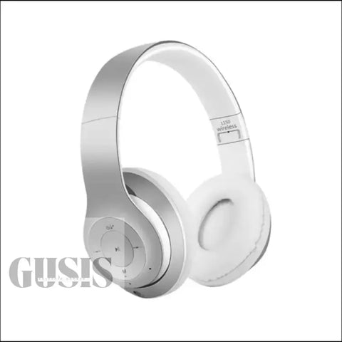 Auriculares Gaming Bluetooth Plegables ENVIO GRATIS - Plateado - Auriculares Gaming Bluetooth Plegables