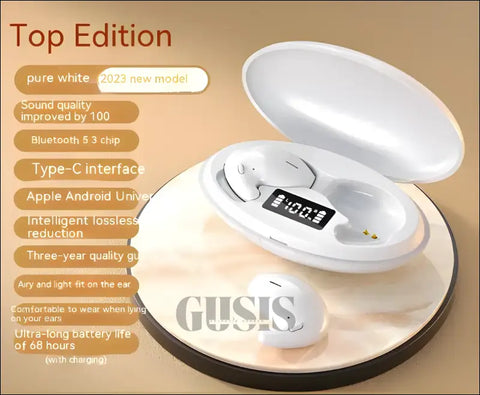 Auriculares Bone Wave ENVIO GRATIS - Versión superior Blanco Perla - Auriculares Bone Wave