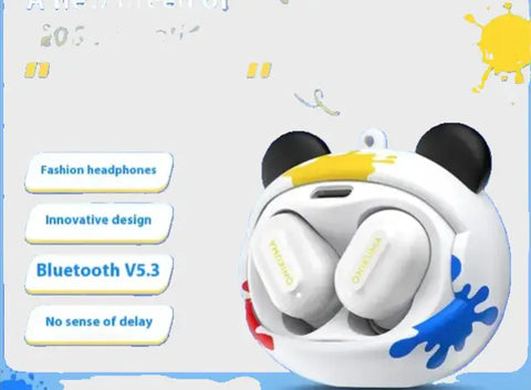 Auriculares inalámbricos Onikuma Panda, coloridos auriculares bluetooth de electrónica
