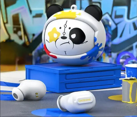 Auriculares inalámbricos Onikuma Panda con diseño de panda y tecnología Bluetooth