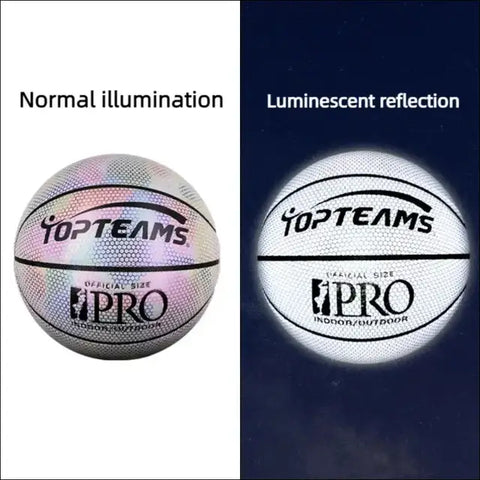 Balón de Baloncesto Reflectante Tamaño 7 ENVIO GRATIS - balon-de-baloncesto-reflectante-silver - Balón de baloncesto