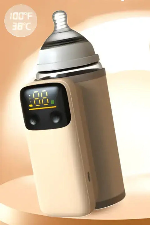 Calienta Biberones portátil con pantalla digital, ideal para alimentación electrónica