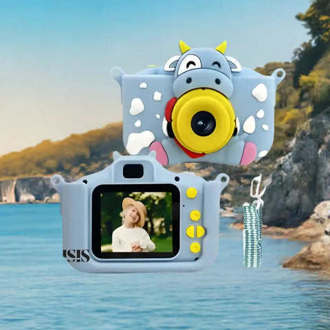 imagen camara azul anverso y reverso