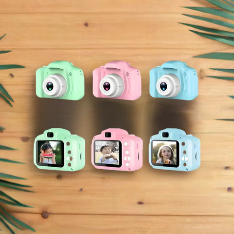 Cámara fotos infantil colorida para niños, perfecta para capturar momentos divertidos