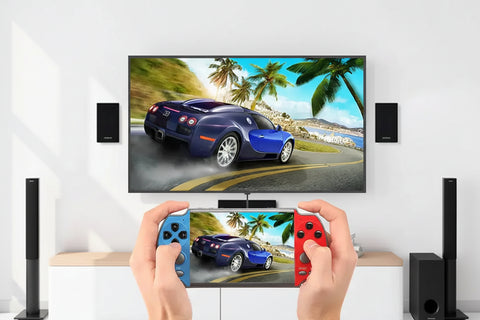 Consola retro portátil X7 con juegos clásicos en un solo dispositivo