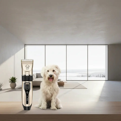Imagen de cortapelos recargable para perros y gatos, preciso y silencioso
